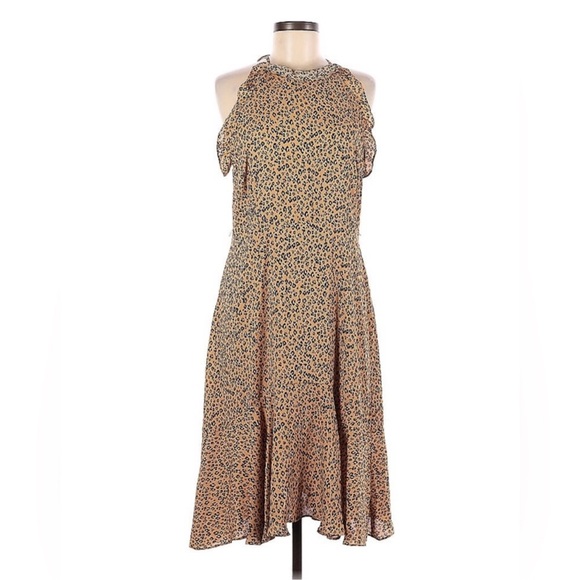 Who What Wear Dresses & Skirts - Who What Wear Animal Print Midi Dress Size large